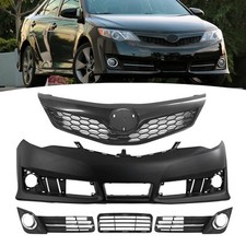 For 2012-2014 Toyota Camry Se Se Front Bumper Cover Grille Grill Sedan Sport