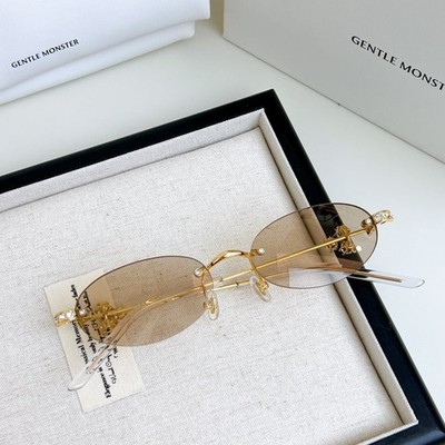 Gentle Monster Jewel Rimless Designer Eyewear - Model: Orora - Size: 55-20-151