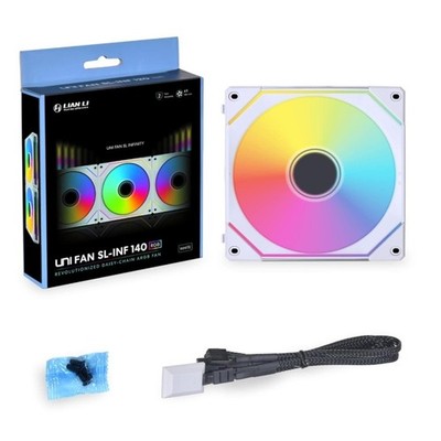 Lian Li UNI Fan SL-INF 140 White ARGB Infinity Mirror 140mm No Controller