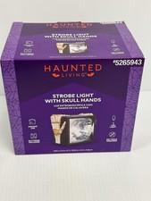 Haunted Living STROBE LED LIGHT WITH SKULL HA...