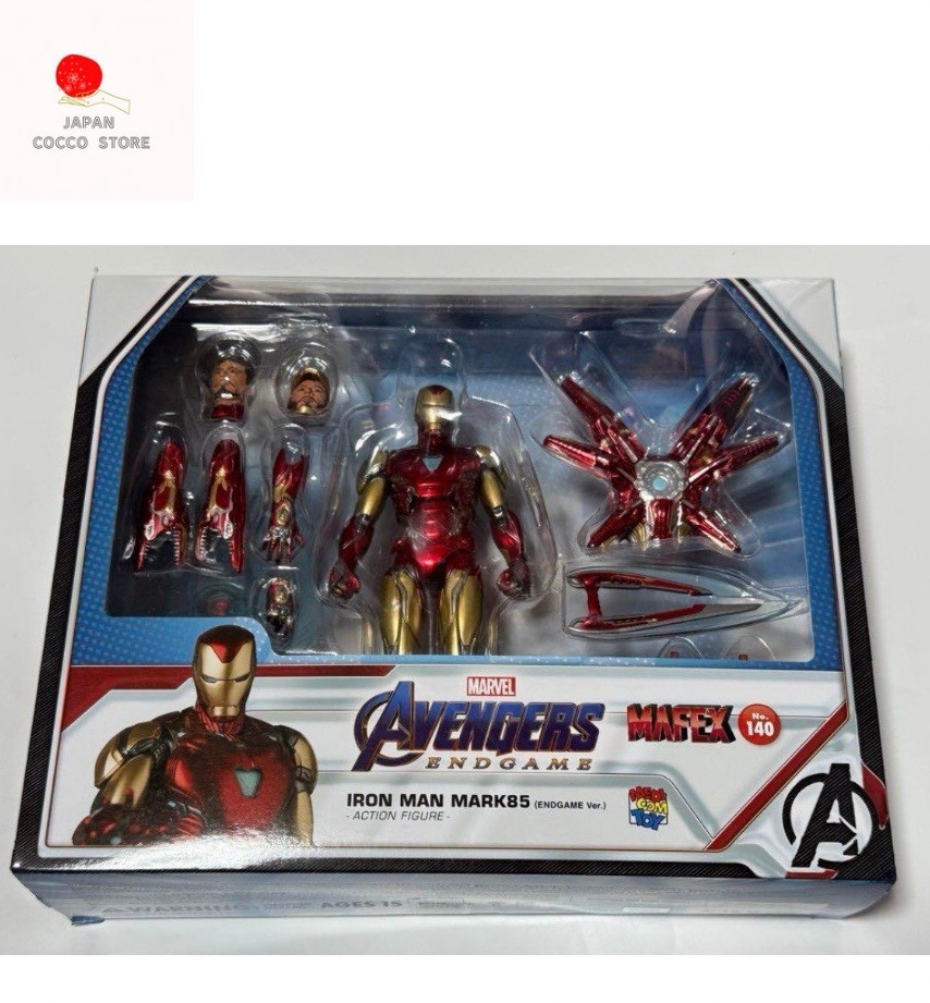 Medicom Toy MAFEX No.140 Iron Man Mark 85 Action Figure Avengers