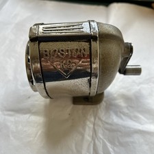Vintage Boston KS 8-Hole Hand-Crank Pencil Sharpener Table Mount