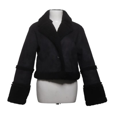 Threadbare, Shearling Jacke, Damen, Größe: 40, Schwarz, Polyester #JkC