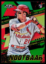 2022 Topps Fire #144 Lars Nootbaar Rookie Green /199