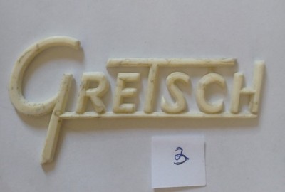 Gretsch AGED white  Amp Logo