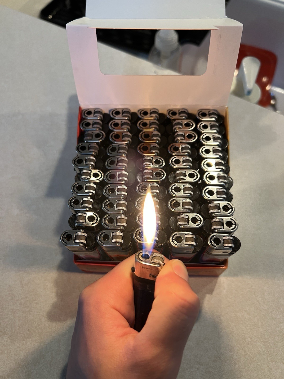 10 Pcs Full Size Disposable Butane Lighter Assorted Colors Wholesale Price