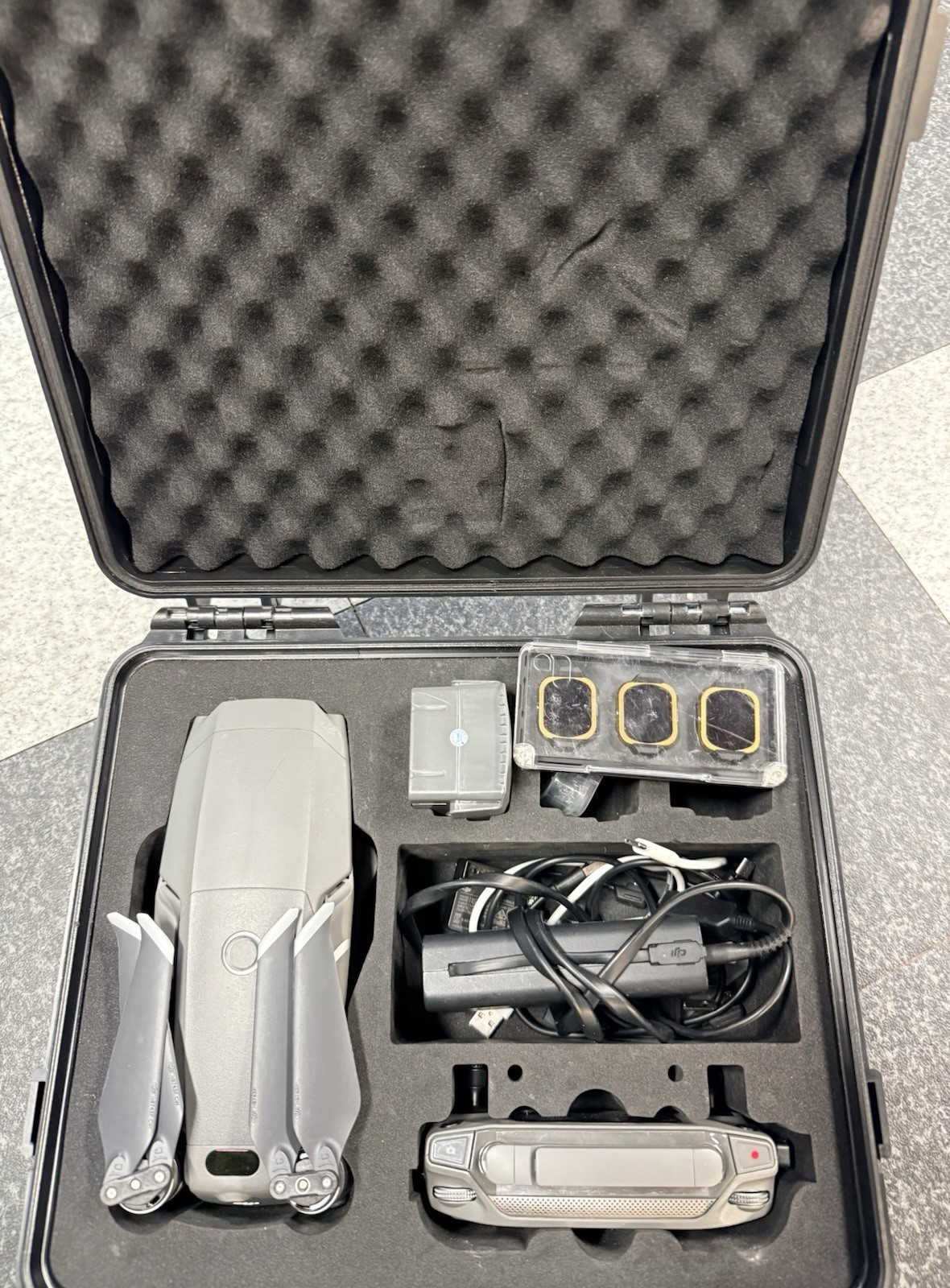 DJI Mavic 2 Camera Drone Remote ND Filters Smatree Hard Carrying Case-image