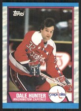 1989-90 Topps #76 Dale Hunter Washington Capitals 52542