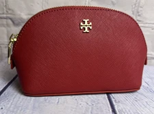Tory Burch Red Accessory Cosmetic Bag NWOT