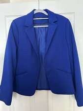 Women’s Royal Blue Blazer Cropped Jacket. Great Condition. Size 12