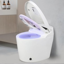 Smart Japanese Toilet with Bidet, Auto Open/Close, Heated Seat, Night Light