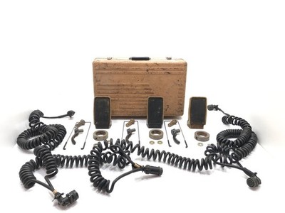 Topcon Sonic Tracker II 9142 Set for Pavers & Graders w Y-Cable & Accessories