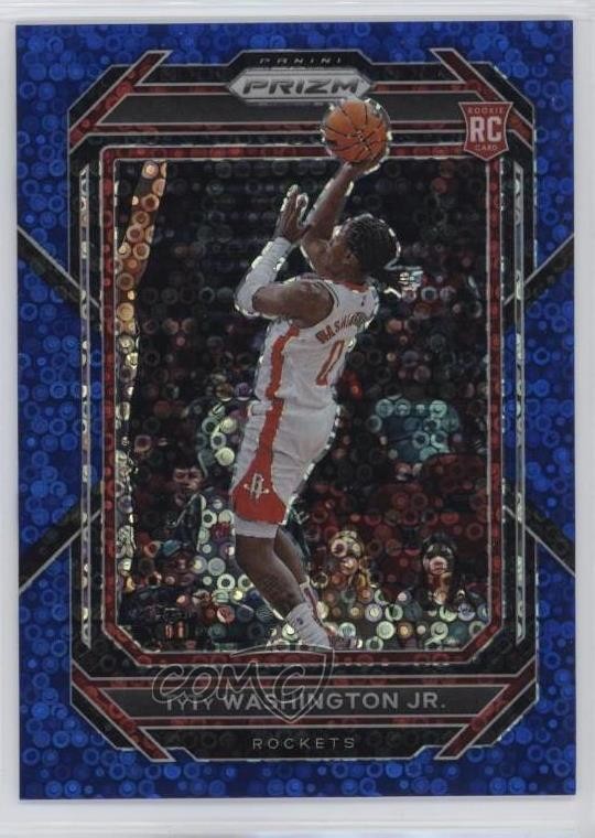 2022-23 Panini Prizm Fast Break Blue Prizm /150 TyTy Washington Jr #243 1b03