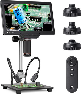 4K 3-Lens Digital Microscope: Tl301-Magnetic Coin Microscope Magnifier Full Coin