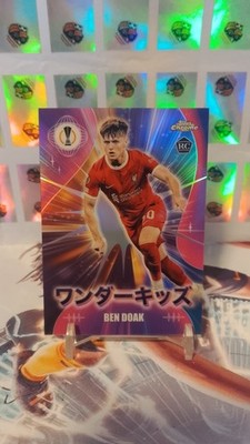 Ben Doak Asia Edition Wonder Kids Rookie Topps Chrome Liverpool