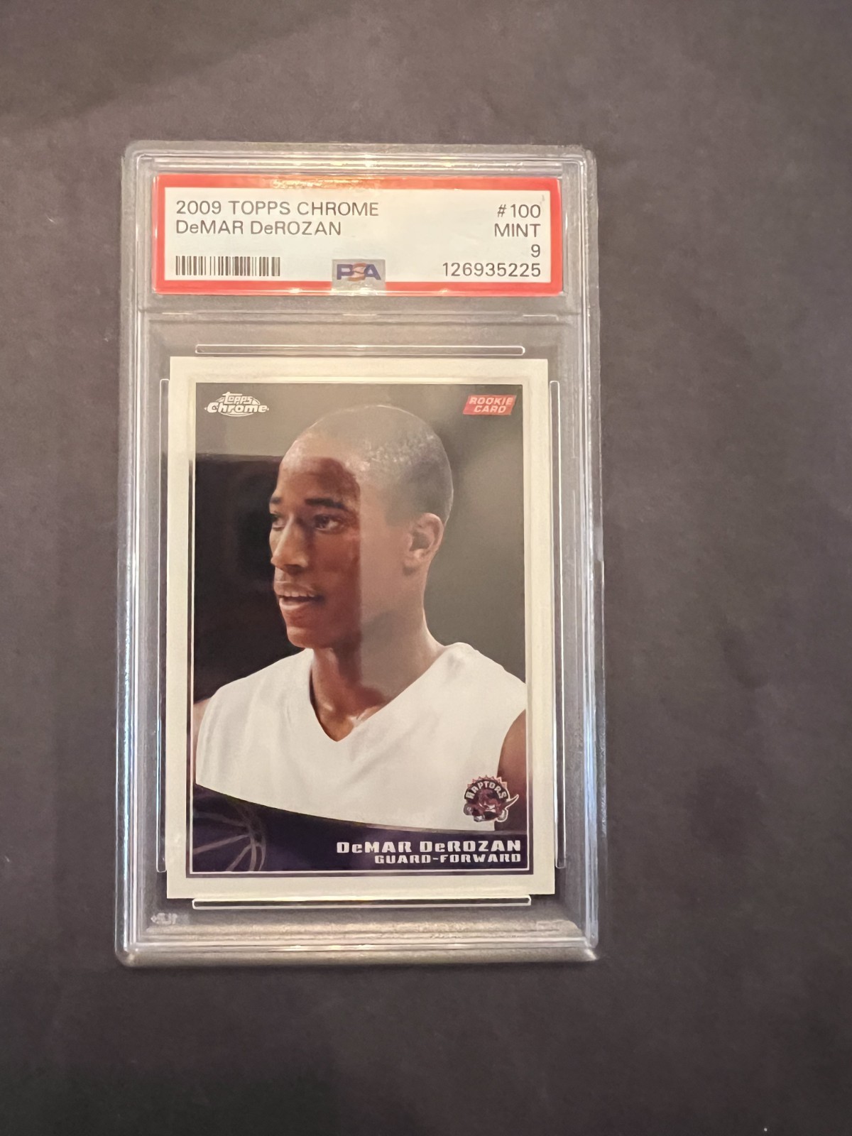 2009-10 Topps Chrome DeMar Derozan Rookie /999 PSA 9 - Raptors