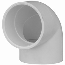 Schedule 40 PVC 90-Degree Pressure Elbow, White, 1/2 In. - PVC 02300 0600HA
