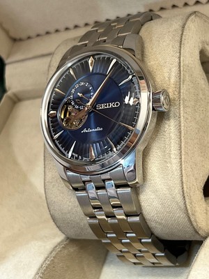 Seiko Automatic with Open Heart and 24-Hour Subdial – Made in