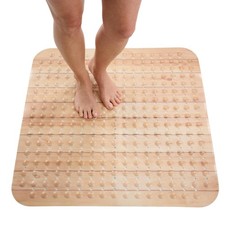 Extra Large Square Non Slip Shower Mat - 31 x 31-inch XL Bathroom Shower Mat ...