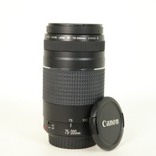 Canon EF 75-300mm f4-5.6 III Lens, Both Caps, Very Good Condition.