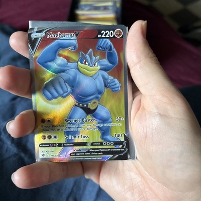 Pokemon Machamp V (Full Art) Ultra Rare SWSH10: Astral Radiance