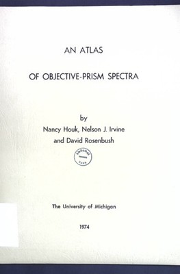 An Atlas of Objective-Prism Spectra; Houk, Nancy, Nelson J. Irvine and David Ros