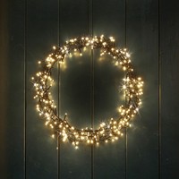 Led-TüRkranz Lichterkranz Fensterkranz Weihnachtsdeko bestpriceparts 490005825