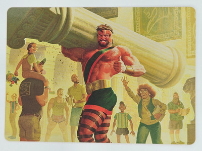 MTG Art Series: Marvel Super Heroes 13/45 Hercules, Prince of Power