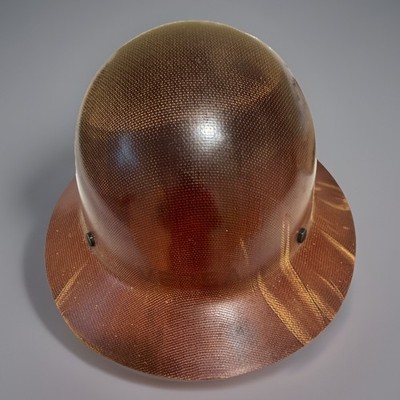 MSA Skullgard Full Brim Construction Hard Hat fiberglass safety Class G