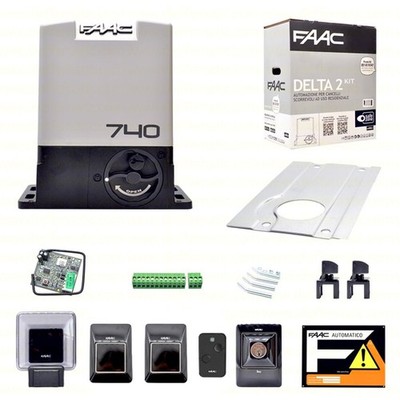 Delta 2 740 Satz 230 220V FAAC Automatisierung Motor Tor Schiebetor Automatisch