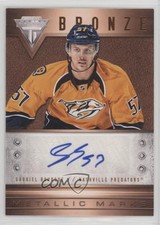 2012 Panini Rookie Anthology Titanium Metallic Marks Gabriel Bourque Auto 1ho1