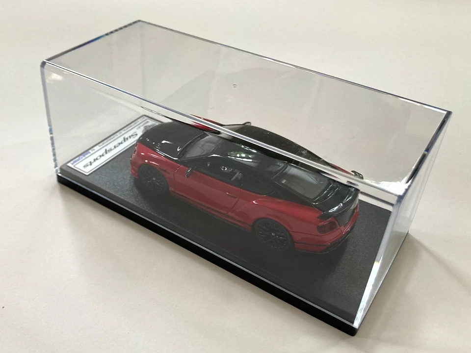 Bentley Continental GT Supersports 2017 modelo a escala 1:43 de LookSmart, rojo/negro Foto 4 de 4