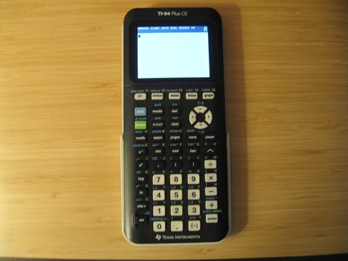 Graphing Calculator T1-84 Plus CE Texas Instruments working cover painted on