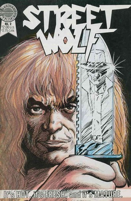 #ad Street Wolf #2 FN; Blackthorne Metal Reflection Cover w BagBoard $3.96
