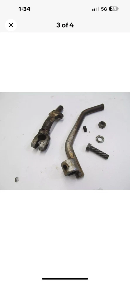 Pedal de arranque motor KTM 495 1981 Foto 3 de 4