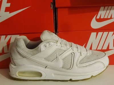 NIKE AIR MAX COMMAND TRIPLE WHITE *2019* UK 8.5 US 9.5 EUR 43 GOOD CONDITION