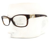 Bvlgari 4069B 504 Eyeglasses Glasses Brown Havana Swarovski Crystals 54-16-135