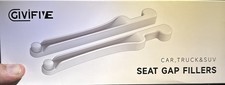 Car Seat Gap Filler Set of 2, Soft Foam Multifunctional Seat Side Gap Filler wit