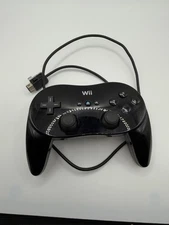 Official Nintendo Wii Pro Controller Classic Black or White RVL-005 OEM TESTED