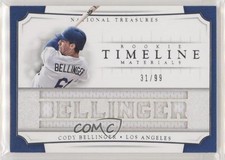 2017 National Treasures Timeline Rookie Materials 31/99 Cody Bellinger uy5