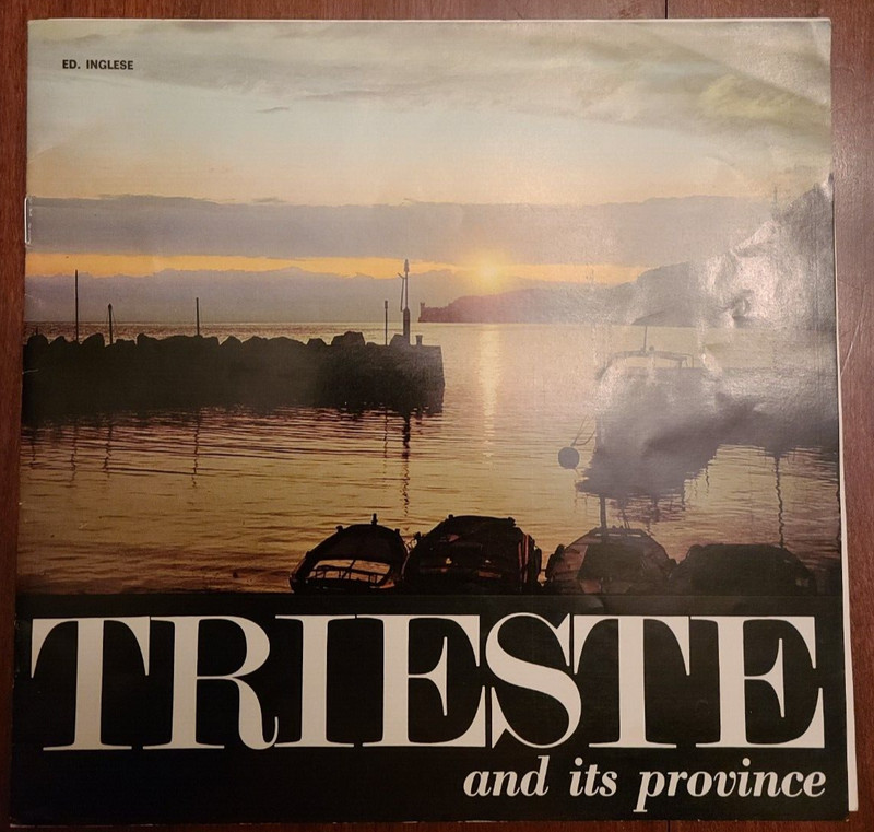 1970s Trieste and its Province Travel Brochure WITH MAP Full Color