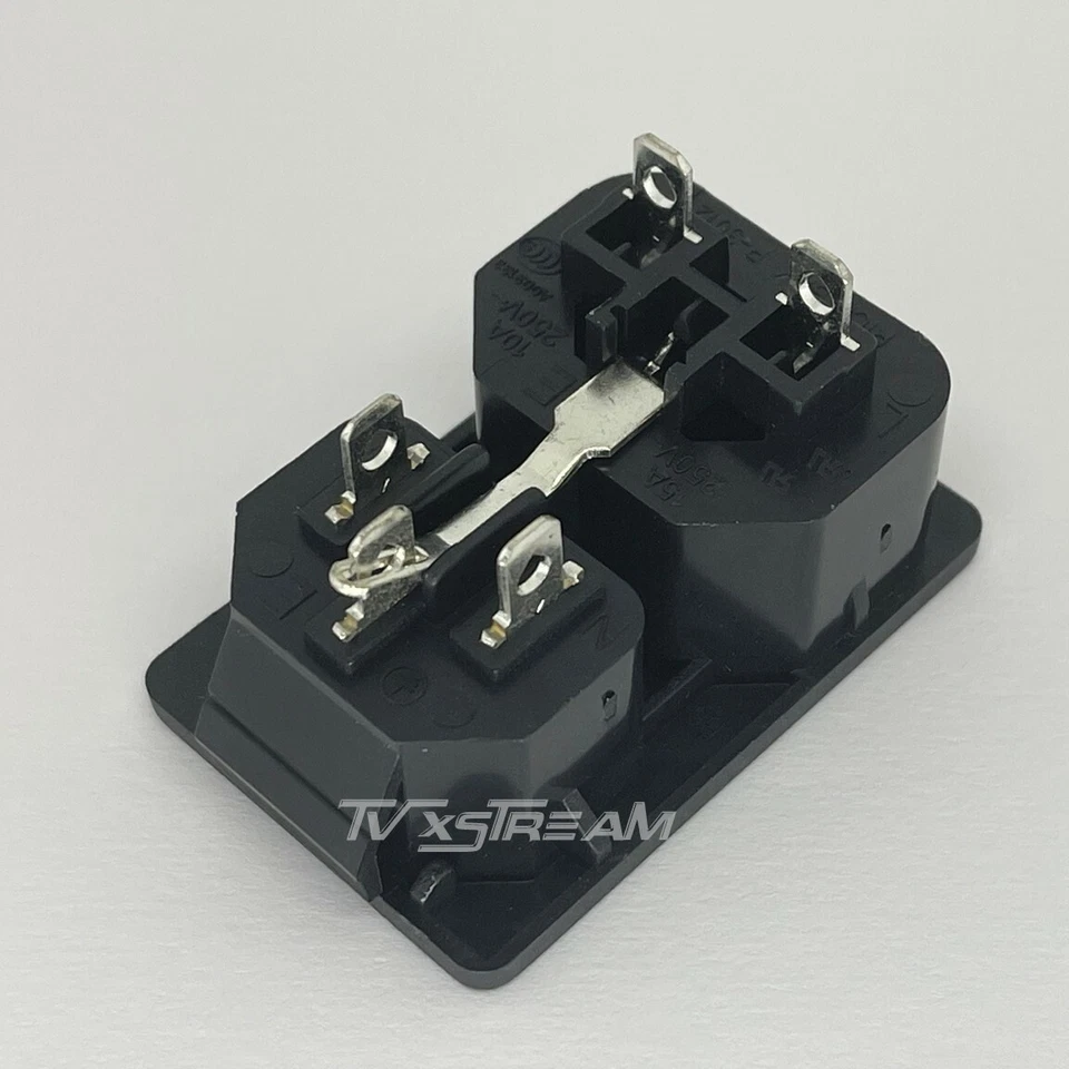 (1 PC) 10A/250VAC IEC320 C13/C14 Snap-In Male/Female Plug Connector USA SELLER! - Image 4 of 4