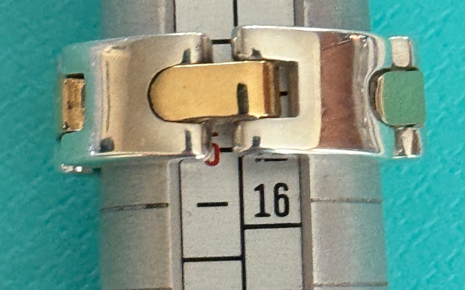 Tiffany & Co  Flexible Ring Sterling Silver 925  18k  Gold Size 5 US