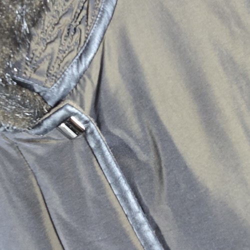 regent park Wms 1X Brown Color Faux Fur Trim Nylon Poly Med Weight Coat B10 - Picture 4 of 24