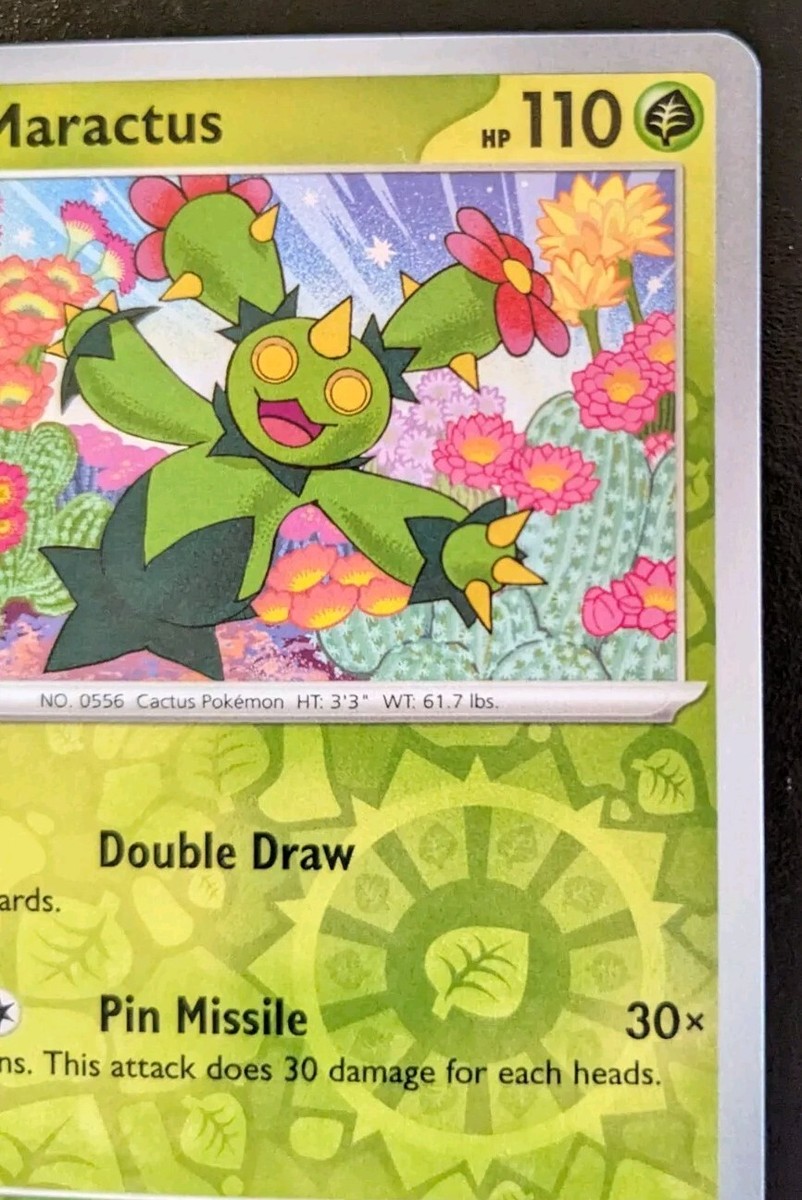 Maractus 003/091 Reverse Holo Common Scarlet & Violet: Paldean