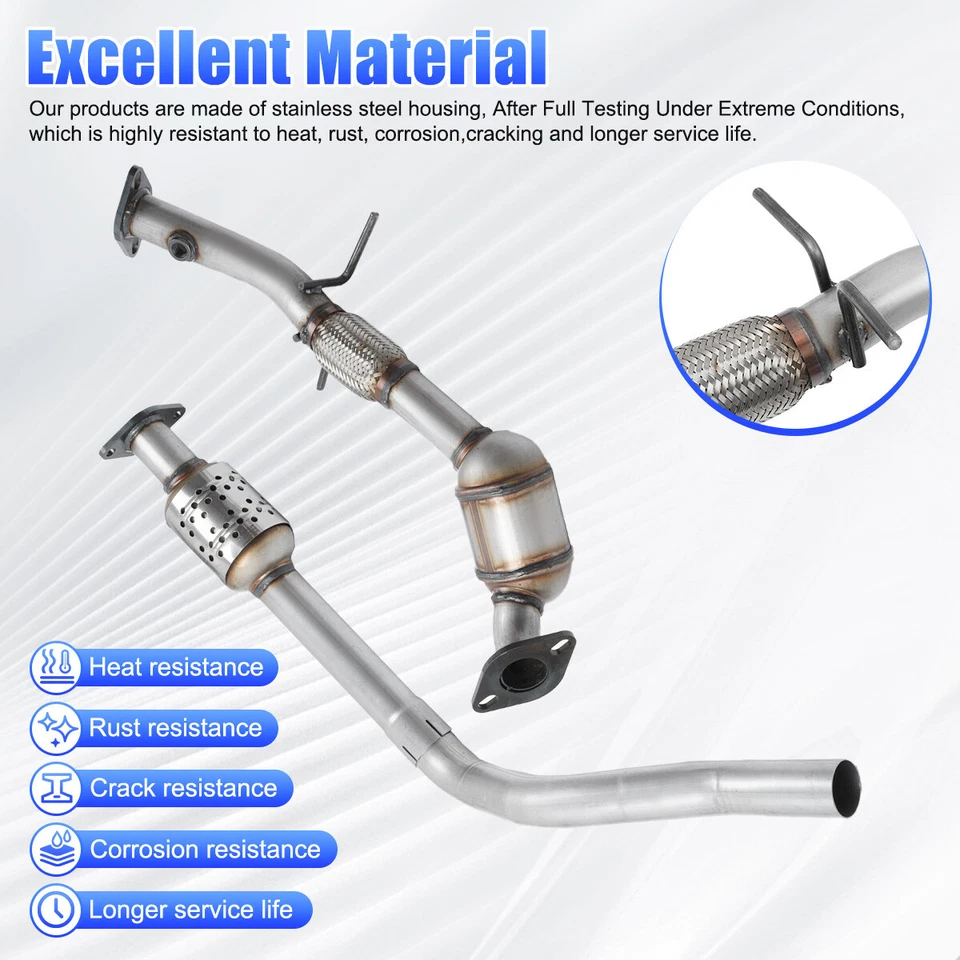 FITS:2010-2013 FORD TRANSIT CONNECT 2.0L FRONT & REAR Catalytic Converters Set Foto 3 de 4