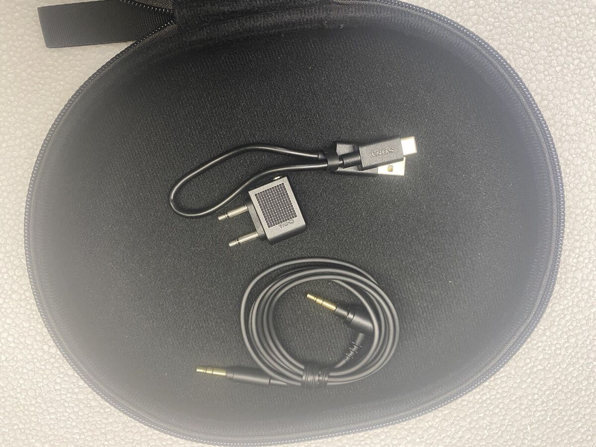 Sony WH-1000XM4 Original Headphones Case Black/Gray COMPLETE Sony WH-1000XM4 Original Headphones Case Black/Gray COMPLETE