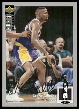 1994-95 UD Collector's Choice Silver Signature #287 Cedric Ceballos Lakers card