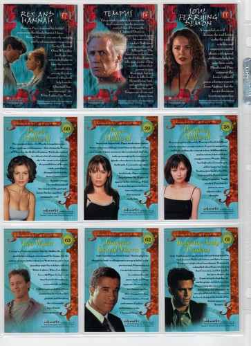 2000 Inkworks Charmed Season 1 72 card + 6 Spirit Board & 9 Charmed Ones & more - Picture 21 of 22