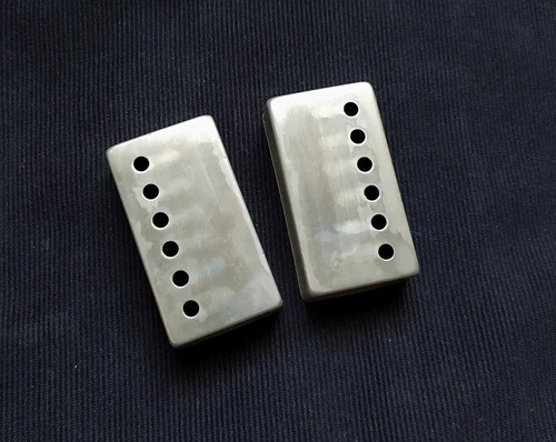 PRO RELIC Aged Nickel Silver Humbucker Covers Set 2pc 50mm